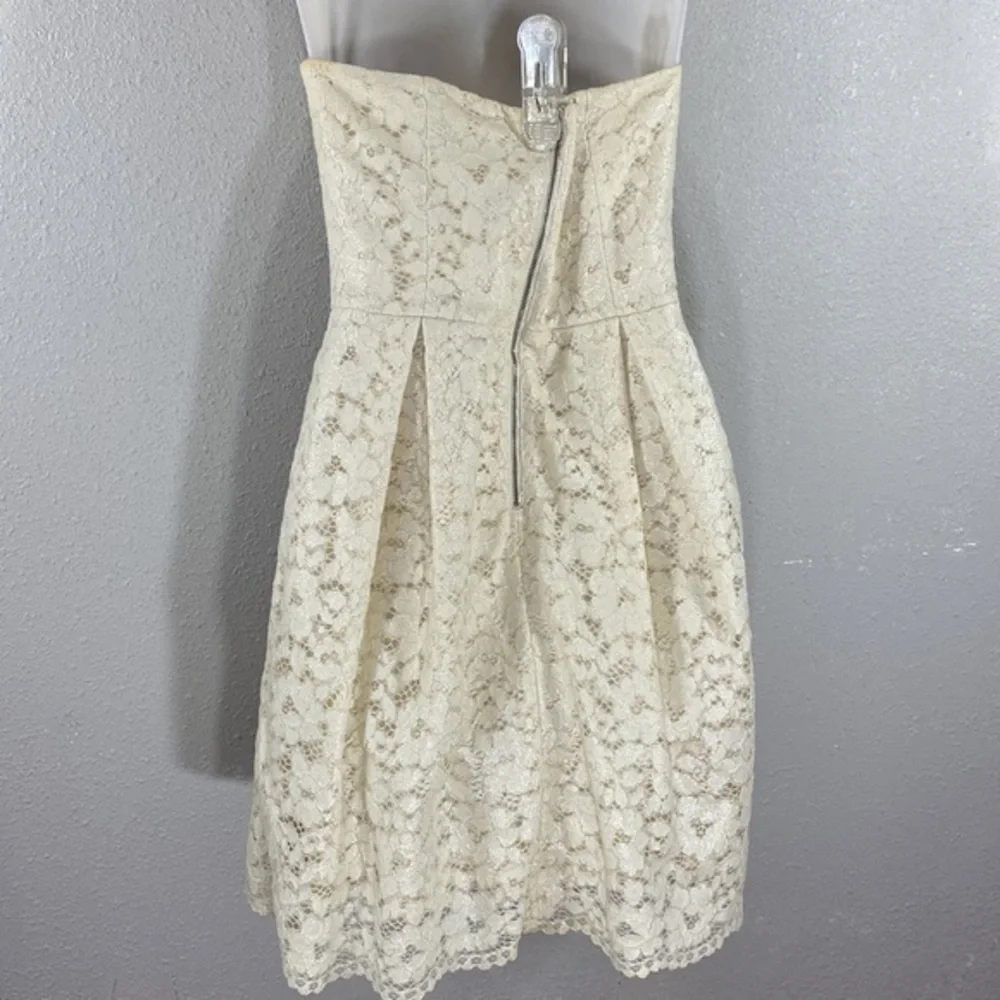 Lilly Pulitzer Marielle Cameo White Strapless Flare Dress NN1 - Picture 12 of 13
